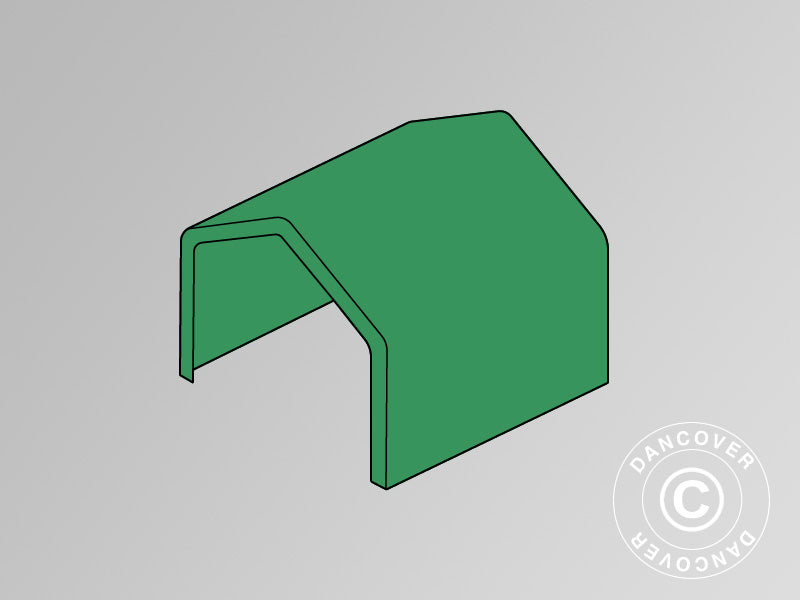 Pokrycie dachowe do namiotu magazynowego PRO 6x6m PCV, zielone