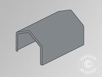 Pokrycie dachowe do namiotu magazynowego PRO 4x6m PE, szary