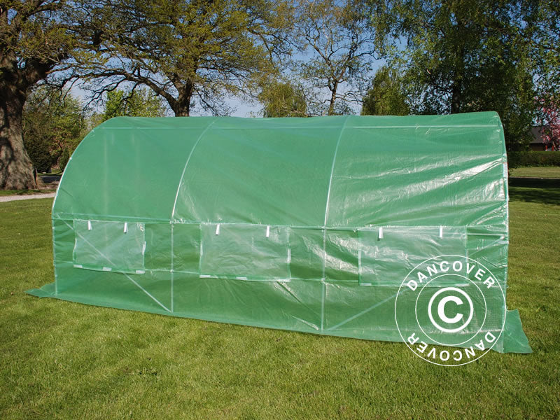 <p>Tunel foliowy 3x4,5x2m, 13,5m&sup2;, Zielony DOSTĘPNA TYLKO 3 SZTUKA</p>