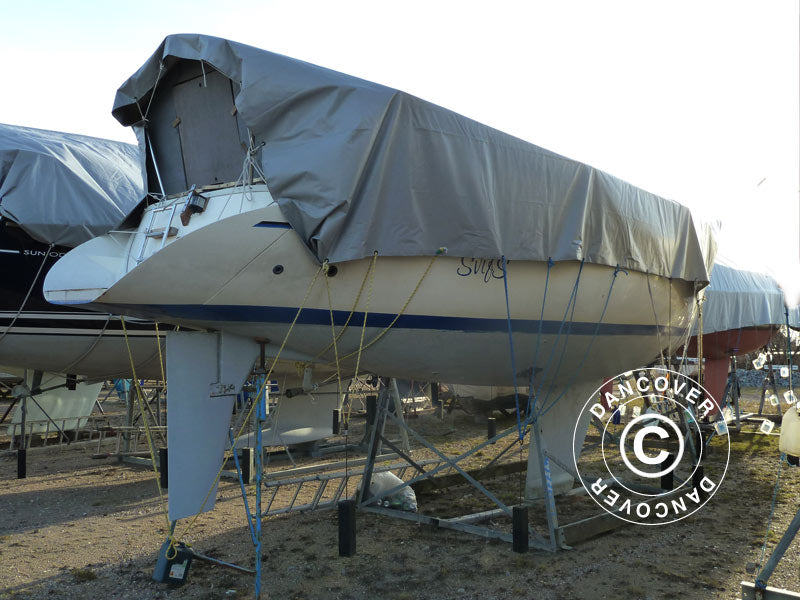 Plandeka 6x10m, PCV 500g/m², Szary