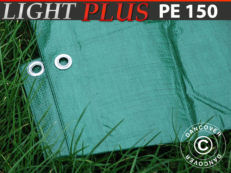 Plandeka 3x4m, PE 150g/m², Zielony