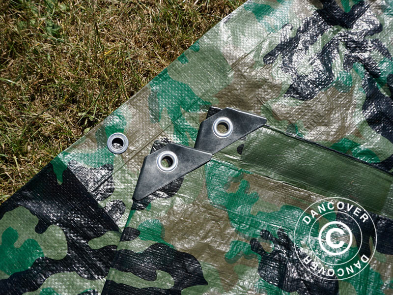 Plandeka maskująca Woodland 5x6m, 120g/m²