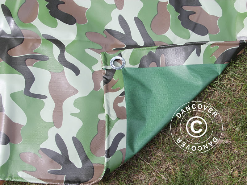 Plandeka maskująca 8x10m, PCV 450g/m²