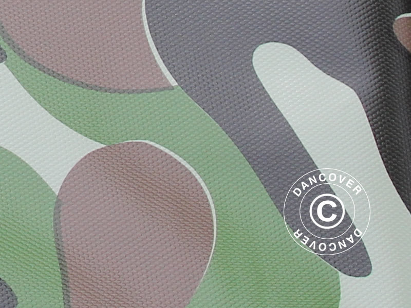 Plandeka maskująca 8x10m, PCV 450g/m²