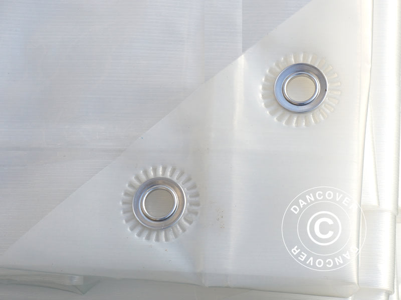 Plandeka 5x8m, PE 250g/m², Półprzezroczysta