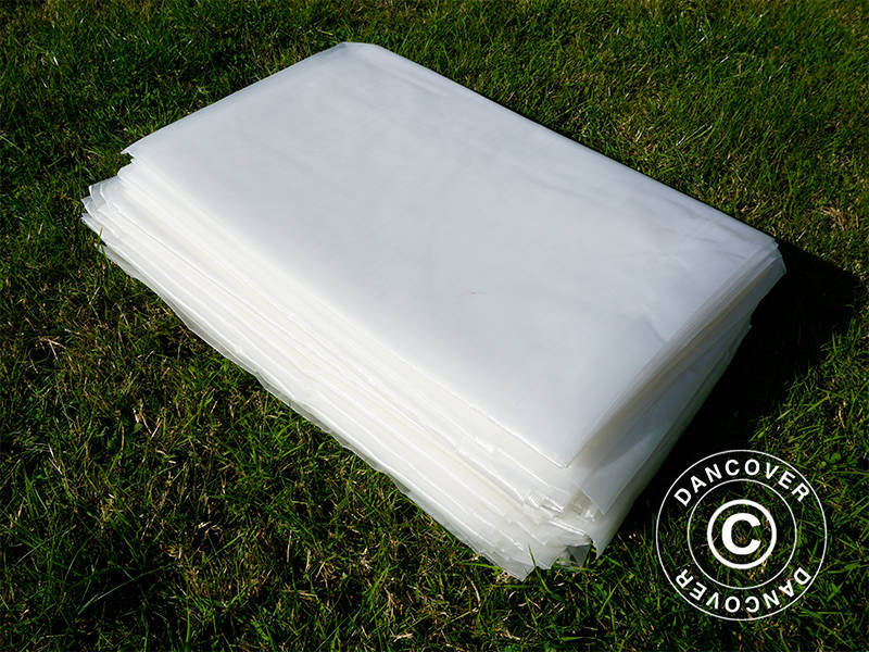 Plandeka 5x8 m, PE 90 g/m², prześwitująca