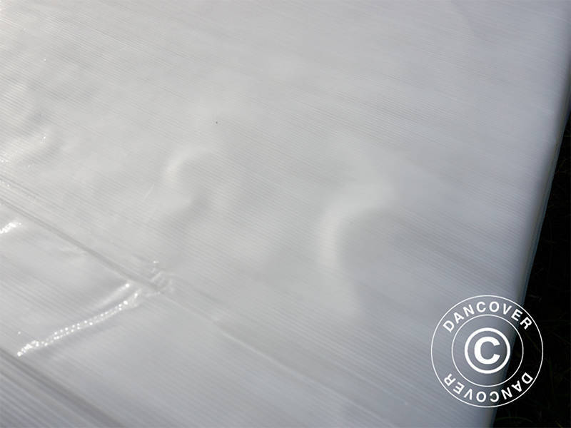 Plandeka 5x8 m, PE 90 g/m², prześwitująca
