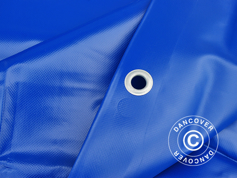 Plandeka 5x6m, PCV 570g/m², Niebieski