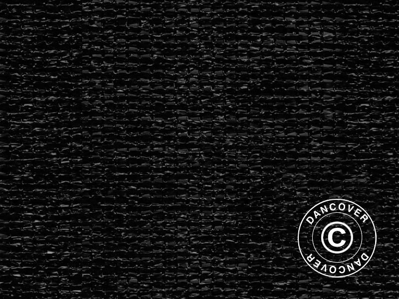 Plandeka ogrodzeniowa 2x50m 150g, Czarny