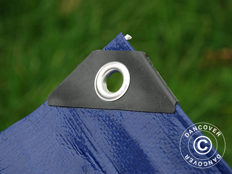 Plandeka 10x12m, PE 250g/m², Niebieski