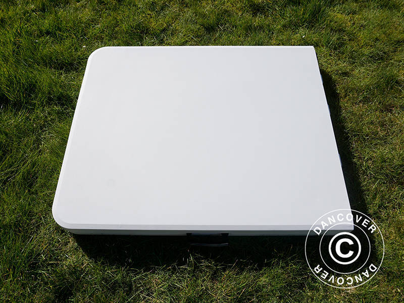 Składany stół 180x74x74cm, Jasny szary (1 sztuka)