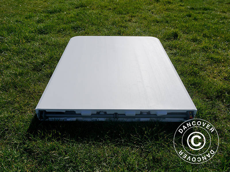 Składany stół 180x74x74cm, jasno szary (10 sztuk)