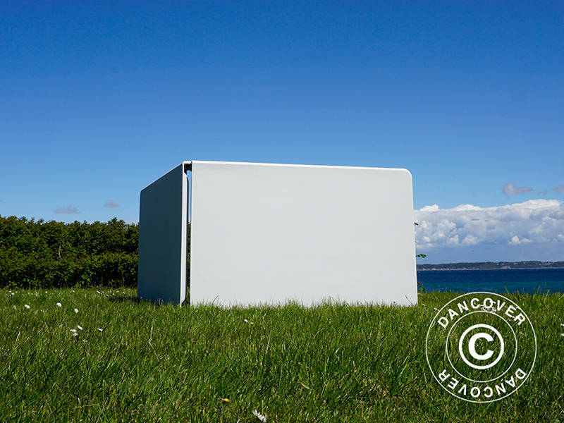 Składany stół 240x76x74cm, Jasno szary (1 sztuka)