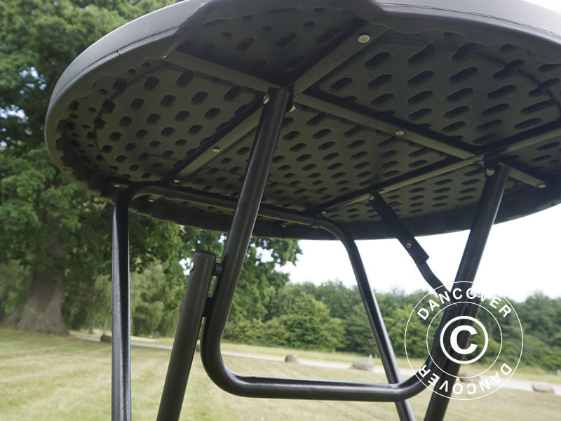 Okrągły Stół Bar PRO Ø80x110cm, Czarny