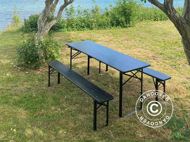 Zestaw piwny PRO 180x60x78cm, Czarny