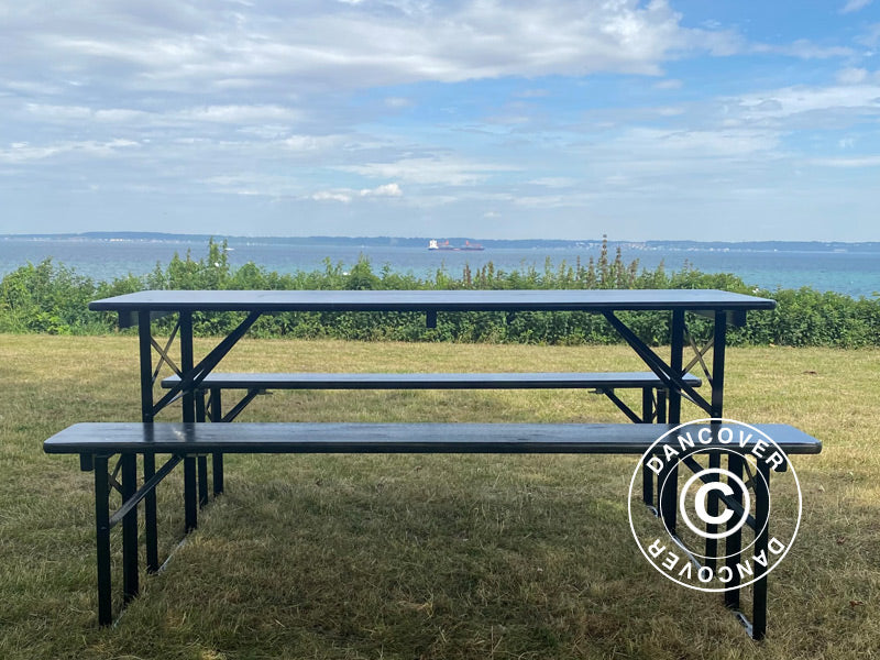 Zestaw piwny PRO 180x60x78cm, Czarny