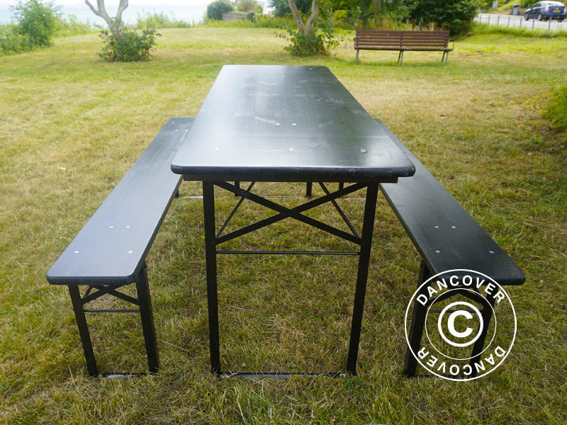 Zestaw piwny PRO 180x60x78cm, Czarny