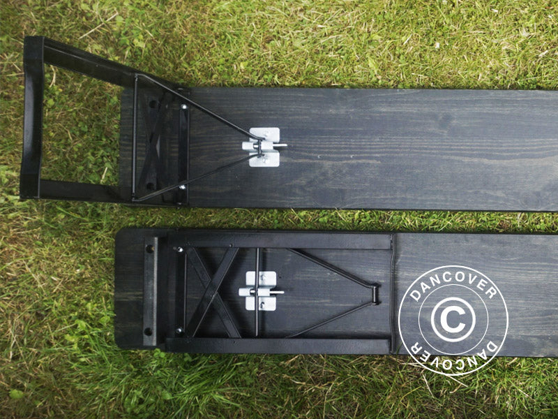 Zestaw piwny PRO 180x60x78cm, Czarny