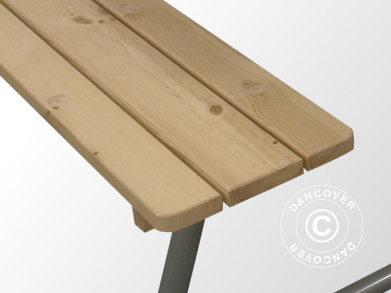 Stół piknikowy, 1,75x1,60m, Naturalne