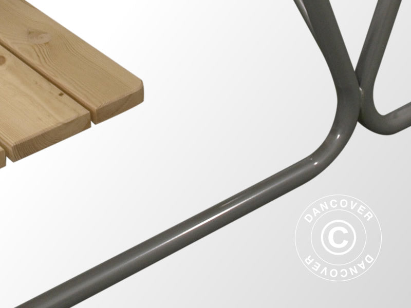 Stół piknikowy, 1,75x1,60m, Naturalne