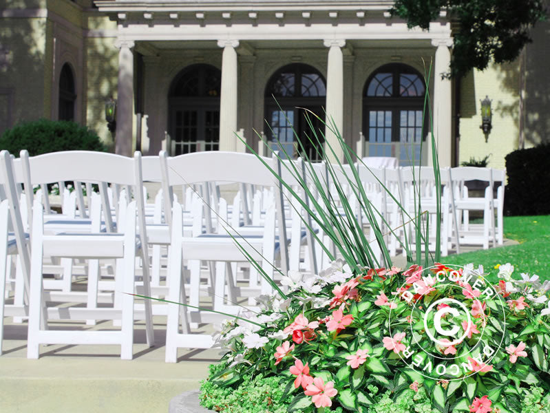 Krzesła składane 44x46x77cm, Biały, 4 szt.