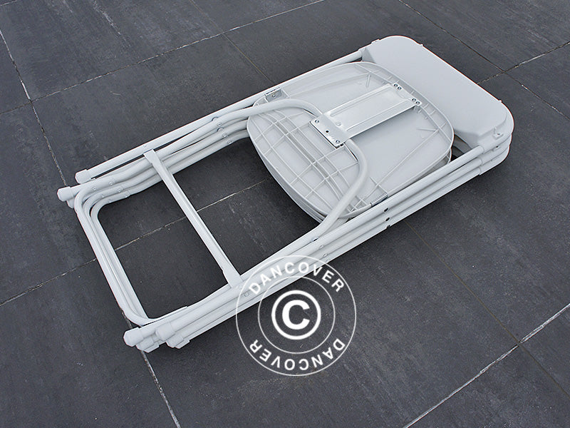 Krzesła składane 44x44x80cm, Biały, 24 szt.