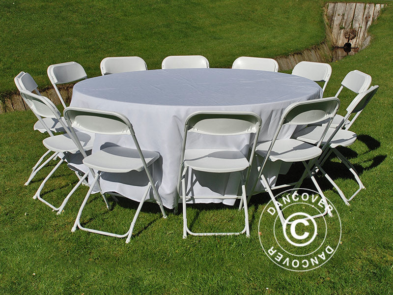 Obrus Ø183x64cm, Biały