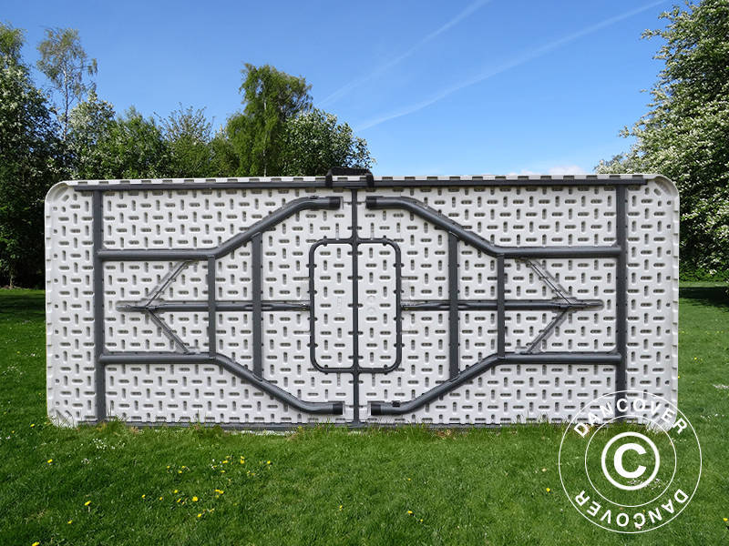 Stól bankietowy PRO 182x74x74cm, Jasny szary (1 szt.)