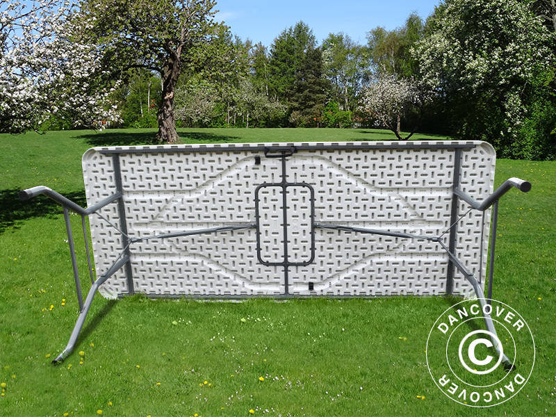 Stól bankietowy PRO 182x74x74cm, Jasny szary (1 szt.)