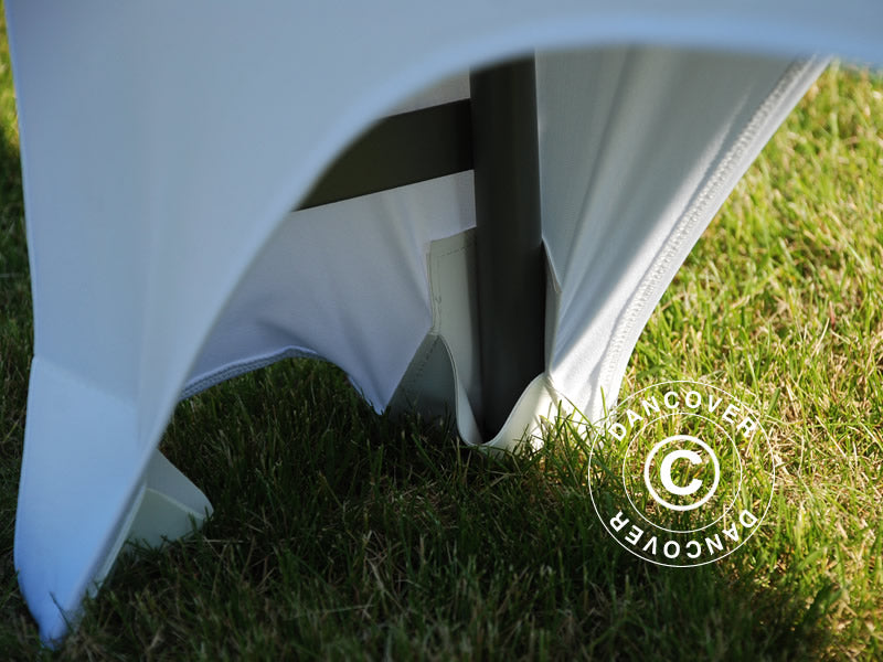 Elastyczny pokrowiec na ławkę 183x28x43cm, Biały