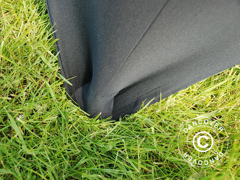 Elastyczny pokrowiec na stół 183x75x74cm, Czarny