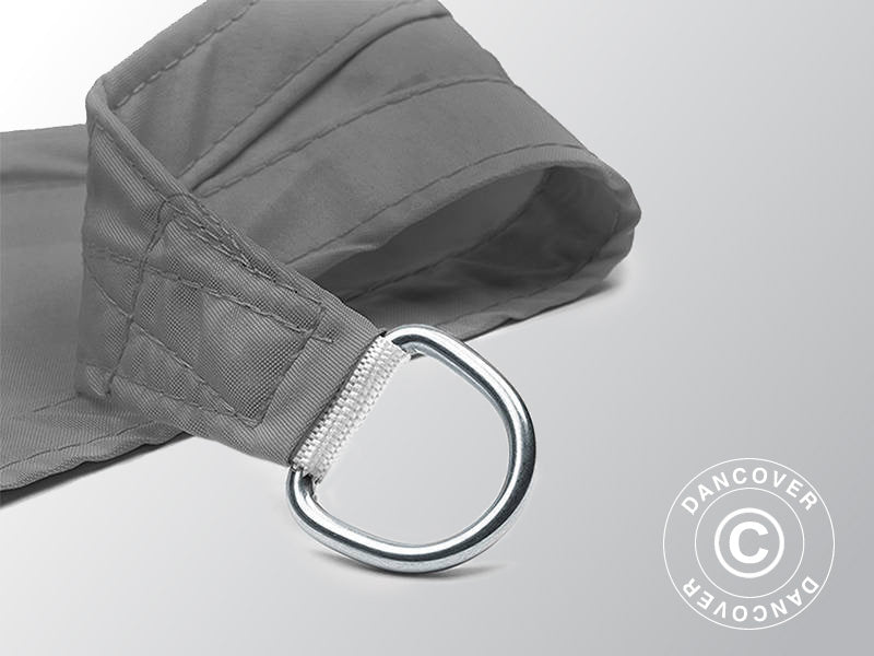 Żagiel przeciwsłoneczny 3,6x3,6x3,6m, Trójkątny, Antracyt