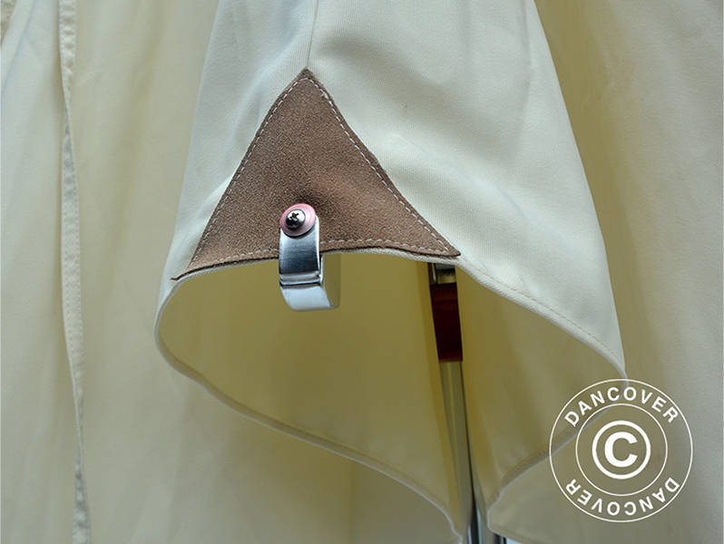 Parasol na wsporniku Antigua, 3x4m, Piasek