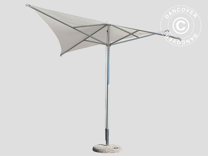 Parasol, Vela, 3x3m, Szary taupe