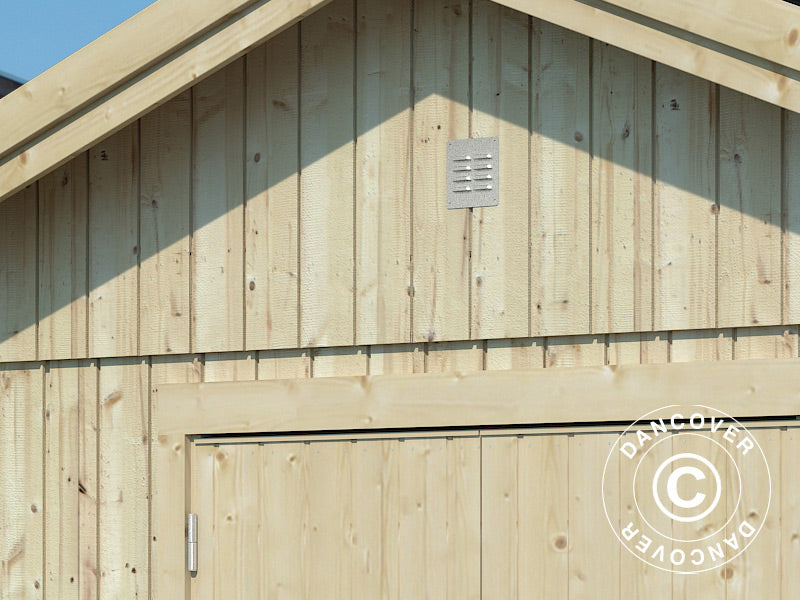 Szopa drewniana z podłogą, 3,3x4,52x2,96m, 13,6m², Naturalny