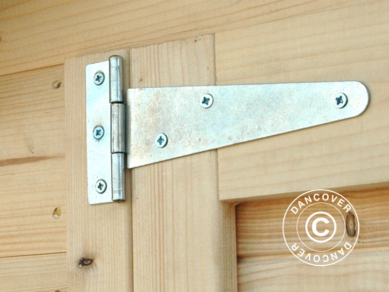 Szopa drewniana Bertilo Wallstore Velo, 2,06x1,02x1,35m, 2,1m², Naturalny