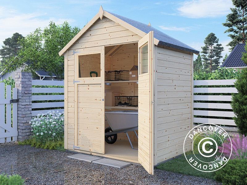 Drewniana szopa, Bertilo Sylt 1, 1,8x1,2x2,25m, 2,16m²