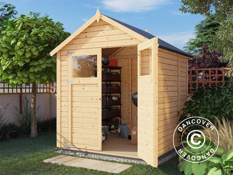 Drewniana szopa, Bertilo Sylt 2, 1,8x1,74x2,25m, 3,1m²