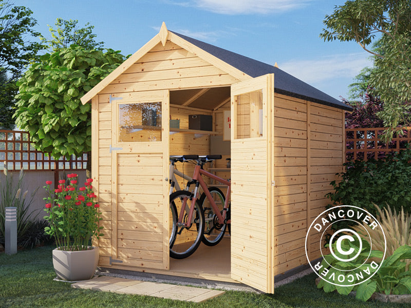 Drewniana szopa, Bertilo Sylt 3, 1,8x2,38x2,25m, 4,28m²