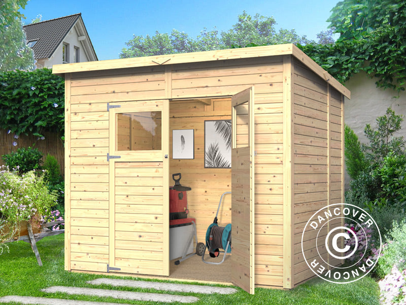 Drewniana szopa, Bertilo Amrum 3, 2,38x1,8x2,1m, 4,28m²