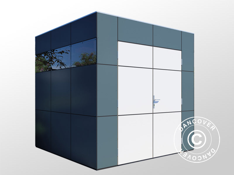 Drewniana szopa, Bertilo HPL 1, 2,3x2,28x2,3m,&nbsp;5,24m²,&nbsp;Antracyt/Biały