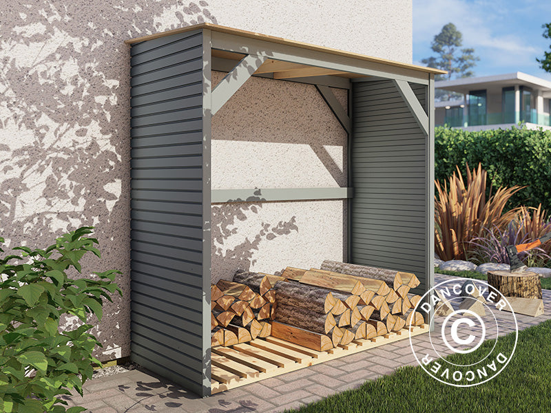 Drewutnia, Bertilo Fineline 2, 1,66x0,75x1,7m,&nbsp;1,24m²,&nbsp;Szary