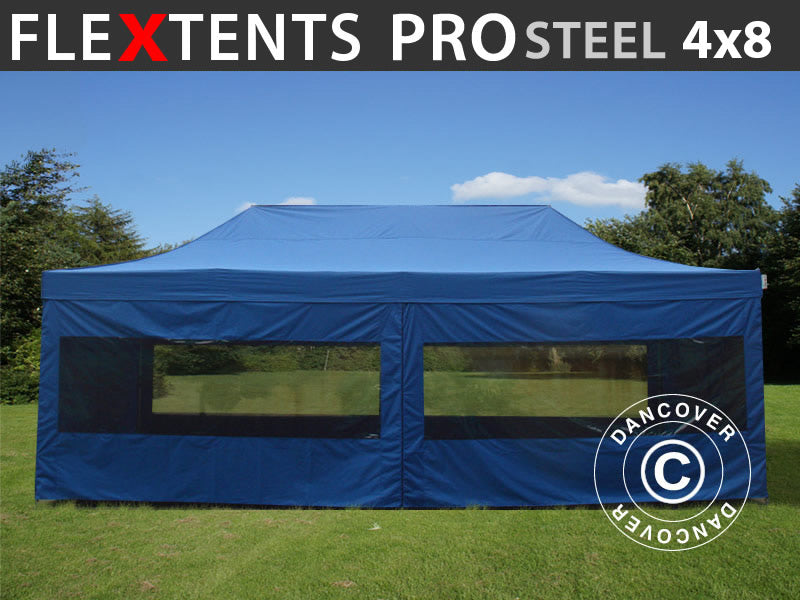 Flext. Pro Steel 4x8m Blue Top+Frame+SWK YU+GL