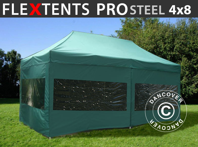 Flext. Pro Steel 4x8m Green Top+Frame+SWK YU+GL